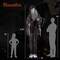 8.5 ft Standing Halloween Grim Reaper Decoration with Sound-Activated Eyes and Movable Arms